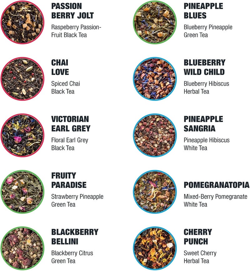 Tiesta Tea Discovery Sampler Dry Flight Set - Image 4
